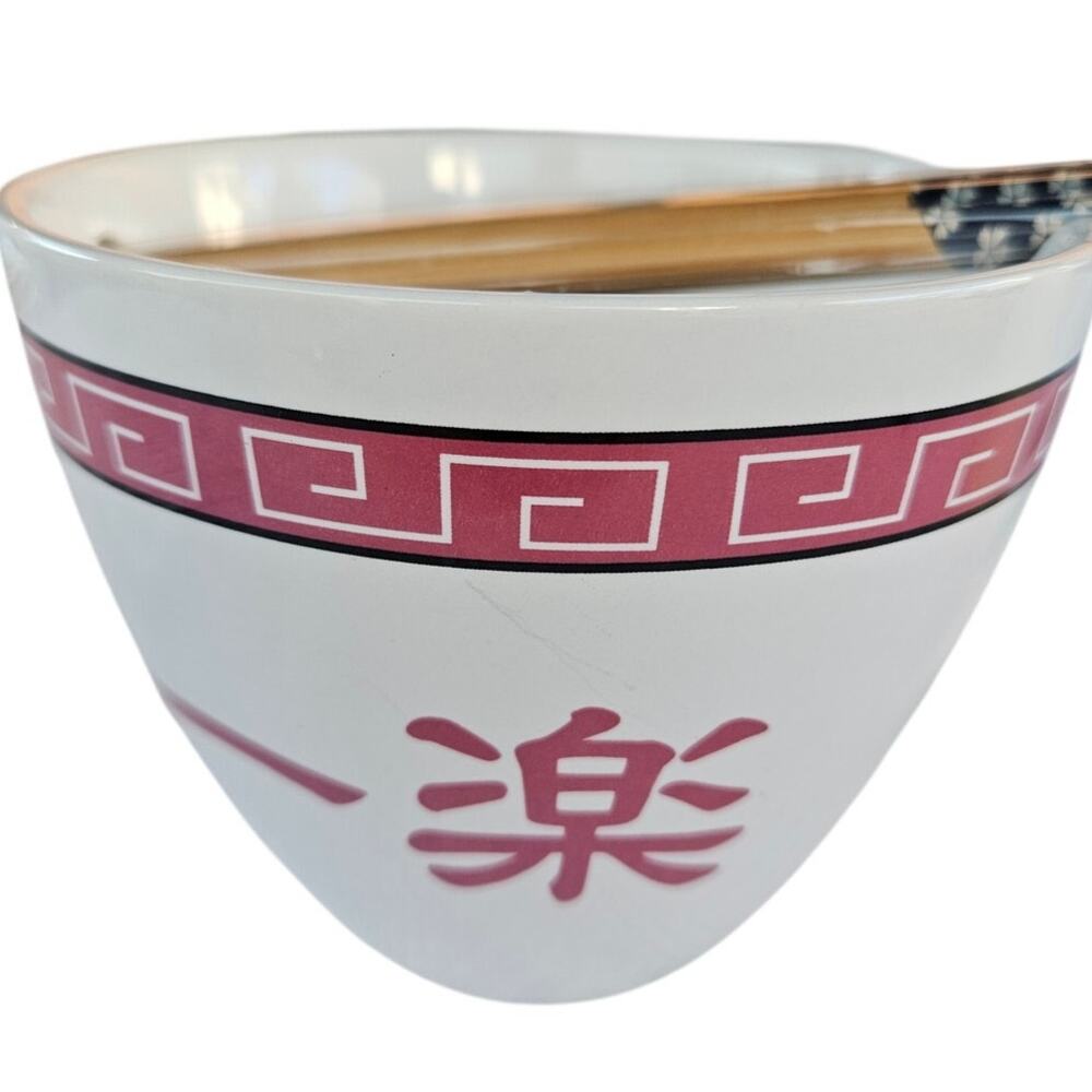 Collectible Ishiraku Ramen Bowl New Chopsticks Naruto Shippuden RP-07-21-9531 B6